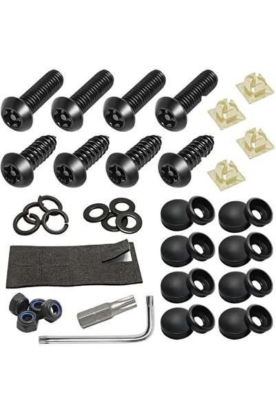 Wawasia Anti-Theft License Plate Screws Kits, Stainless Steel Bolts Fasteners...