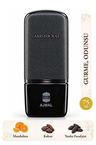 Ajmal Aristocrat Noir EDP Erkek Parfüm 75 ml | Gourmand Ve Odunsu | Mandalina...