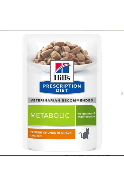 Hill's Hills Prescription Diet Metabolic Weight Loss - Maintenance Tavuklu Kedi Konservesi 85 gr x 6 Adet