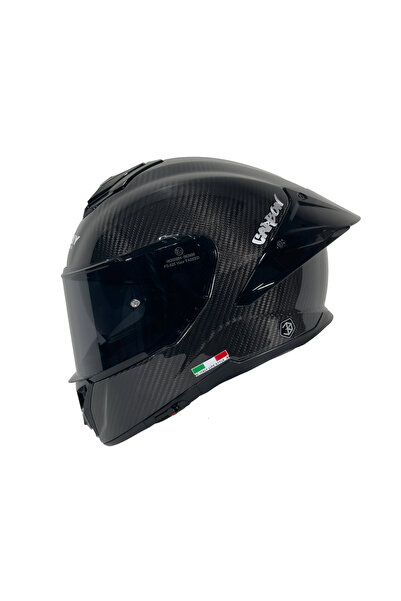 Sway KASK 861F D CARBON PARLAK SİYAH