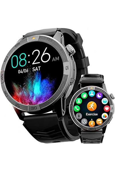 agm ساعة ذكية ليجيون برو متينة، شاشة AMOLED، مقاومة للماء 5ATM، نظام تحديد ال...