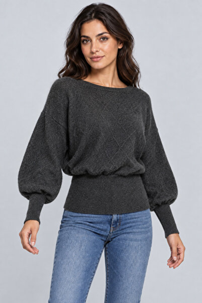 ABBRA Women's Wide Collar Sweater