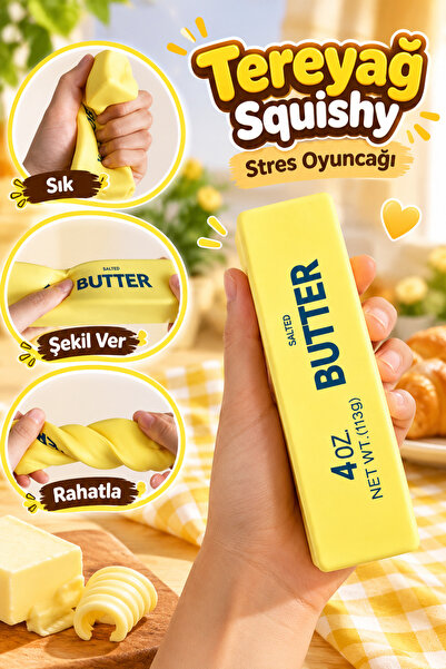 House Bird Tereyağ Squishy Stres Oyuncağı Yumuşak Sıkma Oyuncağı Sensory Anti...