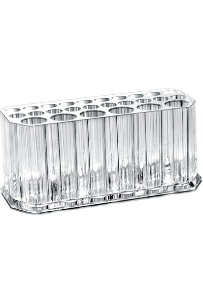 Generic Clear Acrylic Makeup Eyeliner Lip Liner Holder Organizer, 26 Spaces