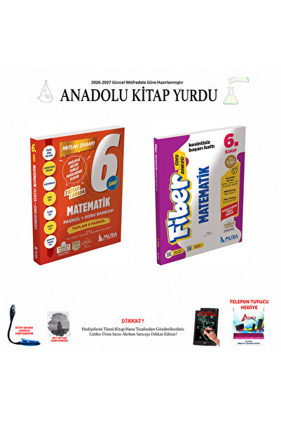 Muba Yayınları 2026-2027 6. Sınıf 2'li Matematik Çift Kaynak Set