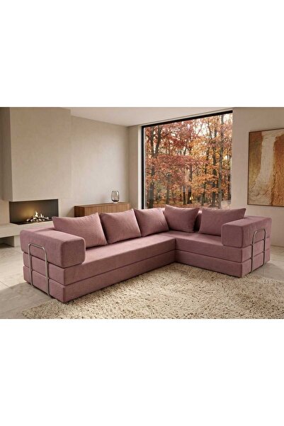 DECHOME 300x200 cm Modüler Köşe Koltuk | 22 DNS CNC Kesim Sünger Sırt| Yıkana...
