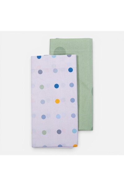 Nef Nef Homeware Nef Nef Βαμβακερά Σεντόνια Κούνιας Baby Dots 2x70x120εκ.