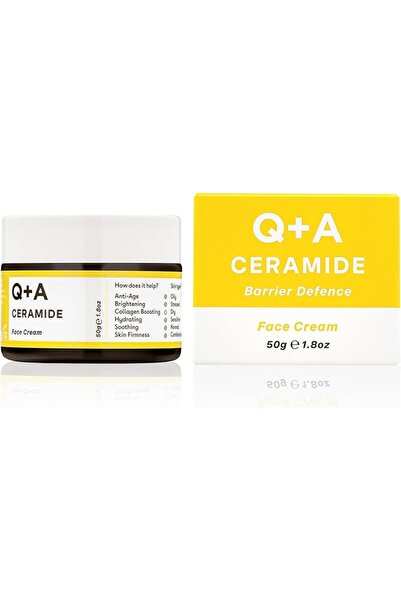 Q+A Ceramide Barrier Defence Face Cream, a face moisturiser containing Cinami...