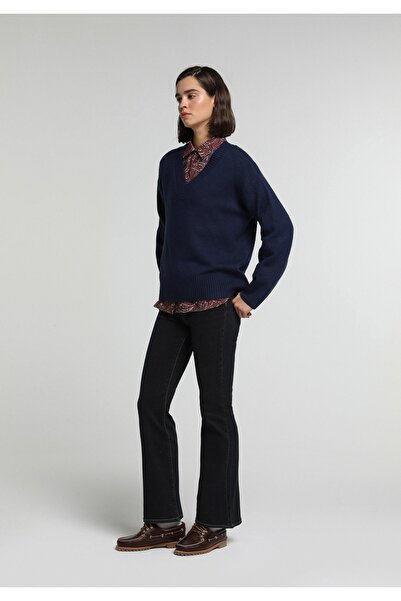 Colin's Flare Fit Kadın Over Dyed Denim Jean Pantolon