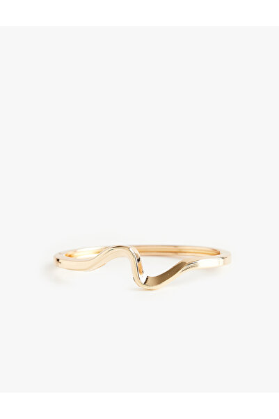 Koton Wave Detailed Handcuff Bracelet