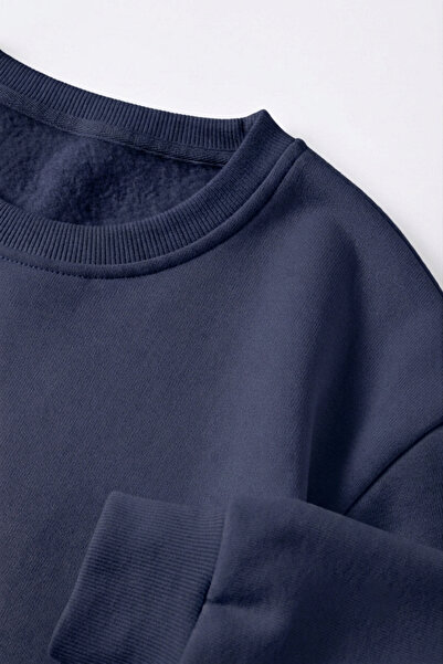 uyguntarz Unisex Karışık Baskılı Bisiklet Yaka Sweatshirt Seti – 3'lü Paket