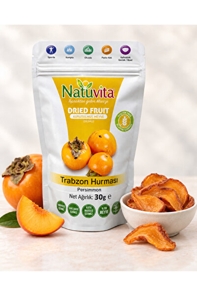 Natuvita Kurutulmuş Trabzon Hurması Dilimi 30g