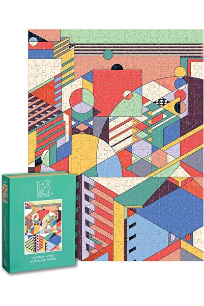 Galison Frank Lloyd Wright Imperial Hotel 500 Piece Book Puzzle
