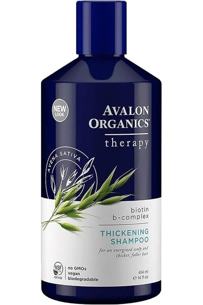 Avalon Organics شامبو ثيرابي بيوتين ب-كومبلكس لتكثيف الشعر 14 أونصة