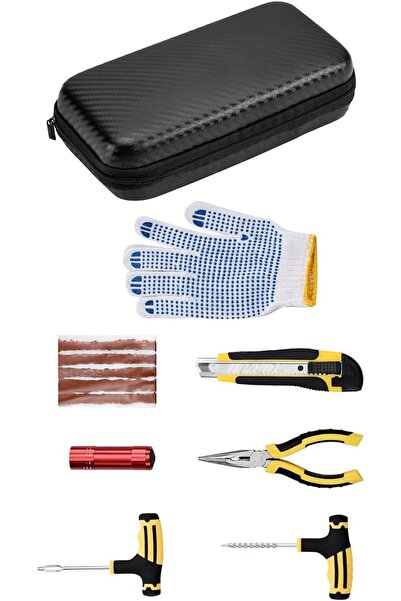 Lawazim Tire Repair Set-7 Piece- Compact Portable and Efficient Puncture Fix ...
