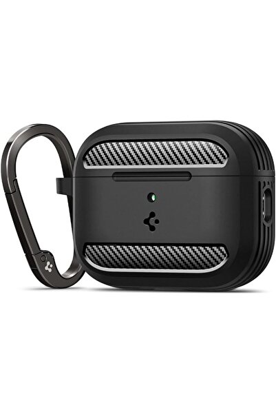 GENERAL غطاء حماية سبيجن راجد آرمور لسماعات AirPods Pro 3، مقاوم للصدمات مع ح...