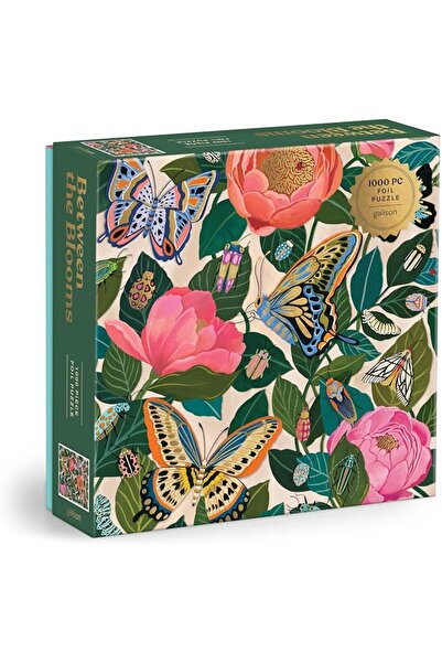 Galison Between the Blooms 1000 Piece Foil Puzzle