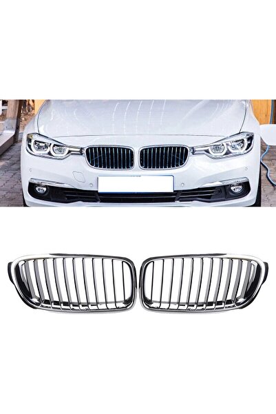 HYM TUNİNG BMW 3 SERİSİ F30 KROM TEK ÇİZGİ PANJUR (BÖBREK) 2012 2018 KOMPLE KROM