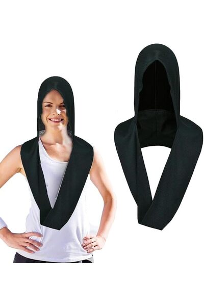 GENERAL Cooling Hoodie Towel, Soft Fast Drying Multifunctional Sun Protection...