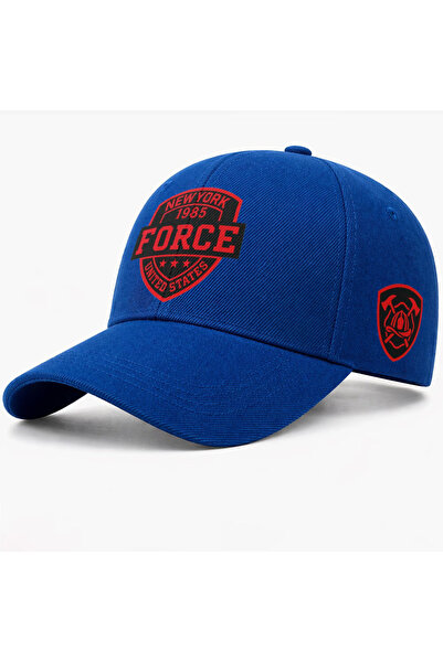 l'eivor Βαμβακερό καπέλο με στάμπα New York Force και Velcro