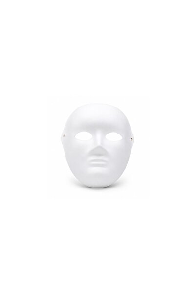 alwan Blank White Face Mask for Painting and Decoration