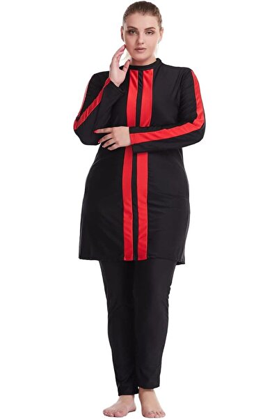 Generic Muslim Swimsuits for Women 2 Piece Fully Covered Plus Size Swimsuits ...