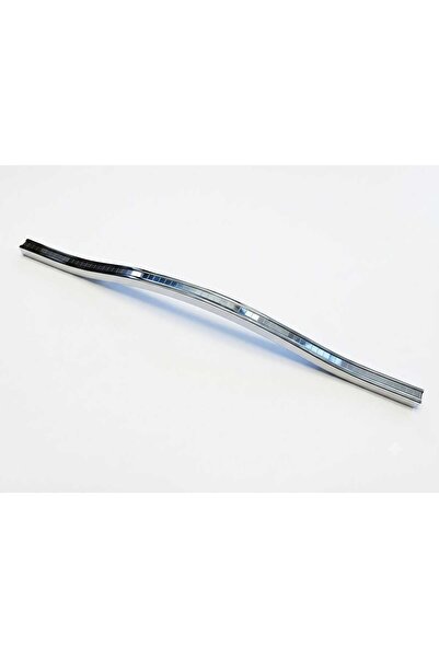 SÜMER - 2'Lİ SET - 320MM PARLAK KROM KULP - ORTA ŞERİT PARLAK KROM KARE DESENLİ