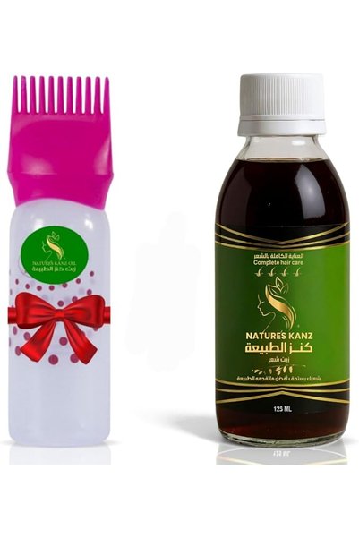 Nature's Kanz زيت الشعر الأفغاني ناتشرز كانز 125 مل، يساعد على تطويل الشعر، و...