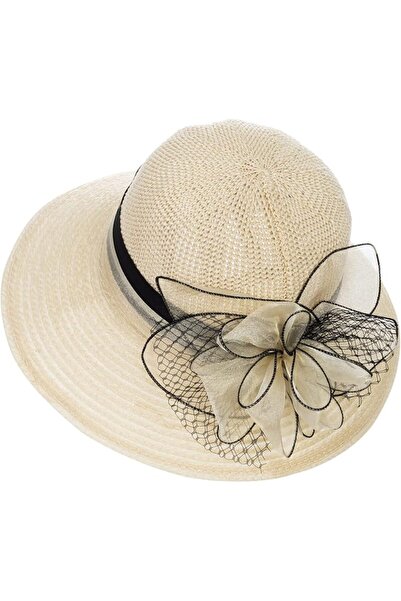 TERRIFI Organza Wide Brim Sun Hat, Foldable Sun Hat for Women, Lightweight Br...