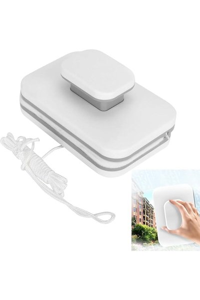 Tazweeq Double-Sided Window Cleaner Glass Wiper, Magnetic Window Windshield C...
