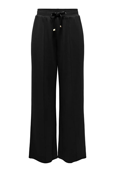 ONLY Women's Onlmyra Sweatpants with Elastic Waist and Drawstring 15380274 Black