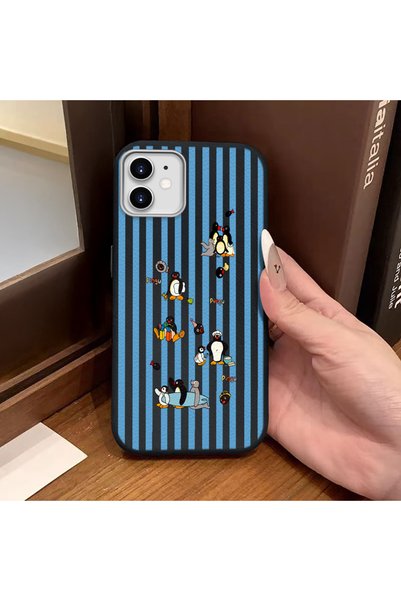 ucuc حافظة من السيليكون ذات الملمس الجلدي الأسود المتوافقة مع هاتف iPhone 11 ...