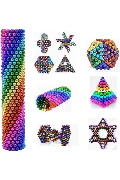 Mutfağa Yolla 216 PCS 3D Magnetic Building Blocks Early Childhood & Education...