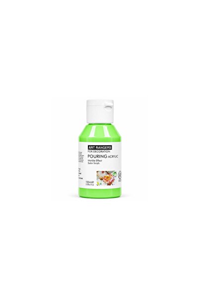 art rangers Acrylic Pouring Color 100 ml - Fluorescent Green | Marble Effect ...