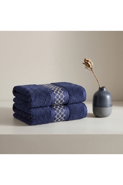 Dantela Nomad Set of 2 Embroidered Hand Towels 50X90 cm