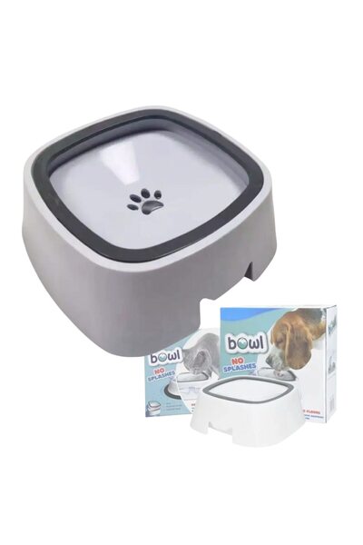 OEM Bol Macvi® pentru apa, antistropire si antialunecare, 1.5 L, alb, pentru ...