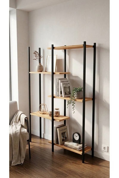 Minimal Home Kitaplık/ Çok Amaçlı Genişletilebilir Kitaplık/ Ayarlı Kitaplık