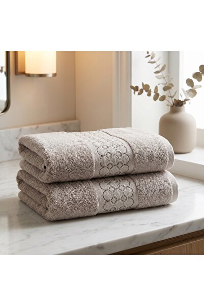 Dantela Nomad Set of 2 Embroidered Hand Towels 50X90 cm