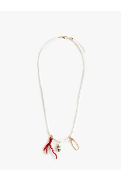 Koton Sea-Themed Charm Beaded Necklace