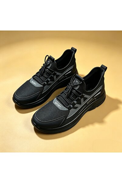 Rifaan Market Men's Breathable Mesh Sports Shoes, Lightweight Non-Slip Thick ...