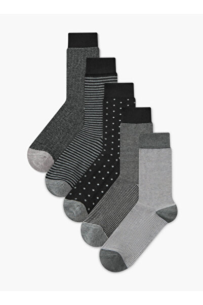 FAV Men Formal Socks Ribbed - Set of 5