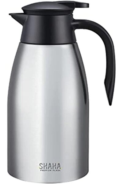 SHAHA 311115003 Stainless Steel Vacuum Flask, 2 Liter Capacity