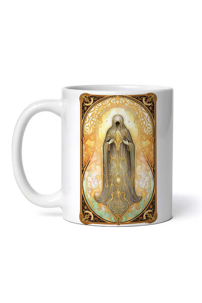 INOVATIX Personalized white mug, Halloween Tarot Unknown Future, INOVATIX®. 3...