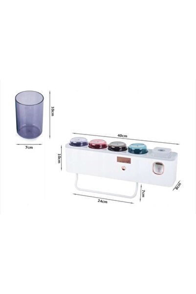 OEM Set organizator baie inteligent 5-in-1 cu sterilizare UV, dozator automat...