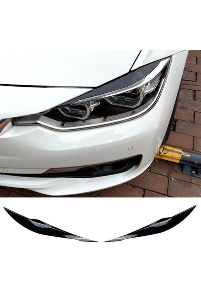 CΑRΝΕR Φρύδια Φαναριών για BMW 3 F30 / F31 2011-2019 Βαμμένα σε Γυαλιστερό Μα...