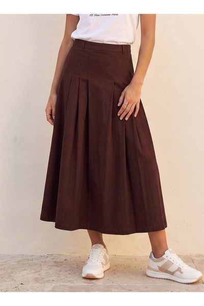 Lee Cooper HW MIDI PLEATED SKIRT