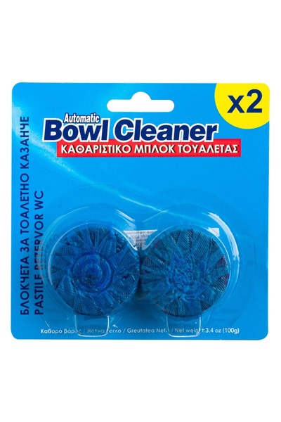 OEM Tablete de curățare pentru rezervorul de toaletă - Bleu, 50g, Pachet de 2