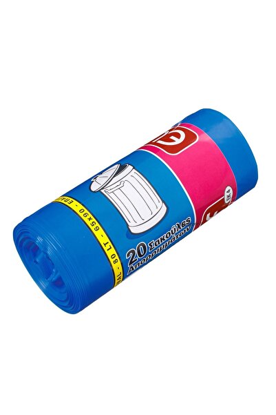 OEM Saci de gunoi albastri de 80L - 20 bucăți, Mărime mare