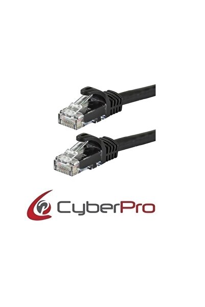 CYBERPRO CP-6C100B Καλώδιο UTP Cat6 μαύρο 10μ