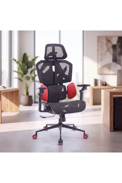 Bemada Scaun birou ergonomic TitanMesh Pro, spatar mesh, cotiere 5D, perne la...